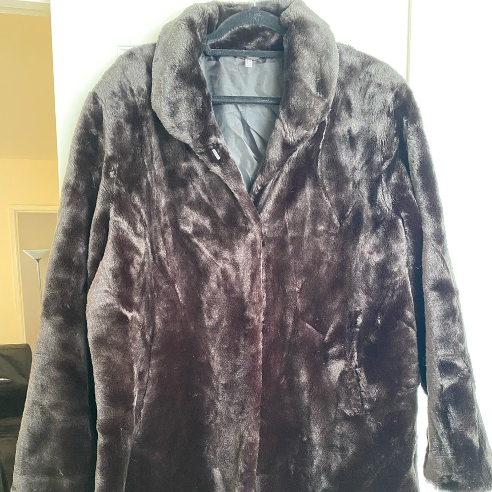 Faux Mink Coat
